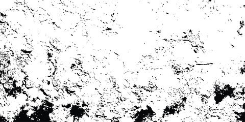 Aufkleber - Grunge black and white grunge texture design isolated white background. Black and white grunge seamless texture, subtle grain texture overlay, Vector background, distressed black texture, 