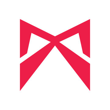  Geometric stylized M Logo Design
