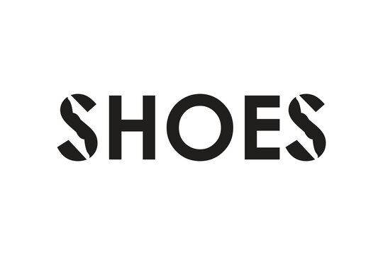 SHOES Bold Wordmark for Footwear Branding