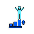 © fan_studio - Icon a success, isolated against a clean background.