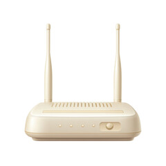 Poster - Modern Wireless Router with Antennas for Home and Office Internet Connectivity and Networking Solutions Transparent background or png