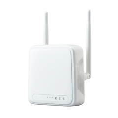 Poster - High-Quality Wireless Router with Dual Antennas for Enhanced Connectivity and Signal Strength Transparent background or png