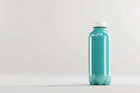 Ultra Hd Picture of Drink Bottle Isolated on White Background 3D Rendering Illustration