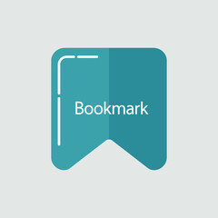 Aufkleber - Bookmark vector icon design, Favourite icon sign symbol for mobile and web