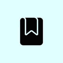 Aufkleber - Bookmark vector icon design, Favourite icon sign symbol for mobile and web