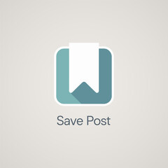 Aufkleber - Bookmark vector icon design, Favourite icon sign symbol for mobile and web