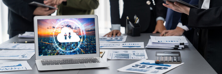 Poster - Cloud computing software for brisk remote work and personal data storage