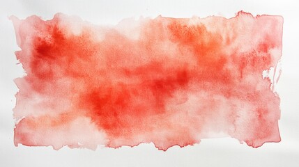 Poster - Abstract red watercolor wash painting texture background.