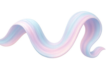 Poster - Colorful abstract wave brush strokes sweeping dynamically, flowing with vibrant energy across transparent background space