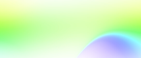 Poster - Bright gradient background with soft blur and grainy texture. Pastel green and violet colors merge
