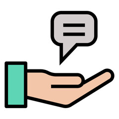 Poster - communication vector icon