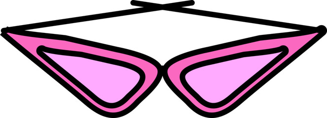 Fototapete - Cute & Aesthetic Y2K Shapes