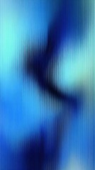 Poster - Exploring Serene Depths of Blue in an Abstract Digital Creation That Mesmerizes With Its Minimalist Gradient