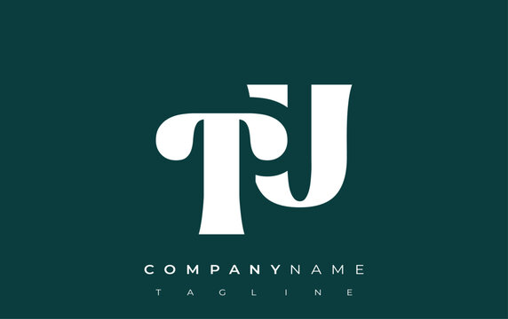 TU Creative Abstract Typography Logo Design. Elegant logo combining bold typography and creative shapes, ideal for branding and identity solutions.