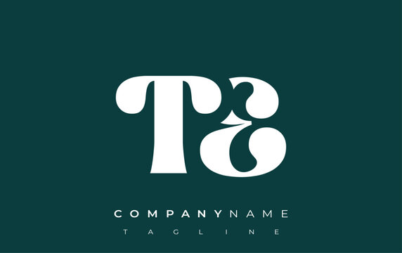 TE Creative Abstract Typography Logo Design. Elegant logo combining bold typography and creative shapes, ideal for branding and identity solutions.