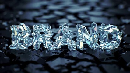 Poster - crystal word 