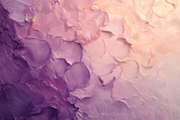 Poster - soft gel textures in pastel pink and purple hues create a calming visual experience, soft, gel textu