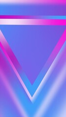Poster - Vibrant triangular gradient background in blue, pink, and purple tones