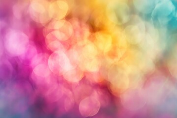 Poster - colorful abstract bokeh background for creative projects or digital art applications, abstract bokeh