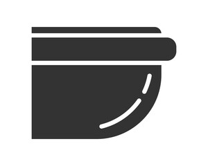 Poster - Minimalist icon of a container, suitable for a range of designs. Use it for representing organization, storage, or related concepts in a modern style.