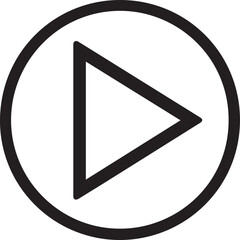 Poster - video play icon, 