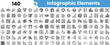 © Sk Sa - A comprehensive collection of infographic elements in a clean, minimalist style, ideal for enhancing presentations and visual storytelling.