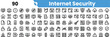 © Sk Sa - A collection of internet security icons, featuring a variety of symbols representing digital protection, user privacy, and online safety.