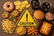 © Jelena - Assortment of colorful processed junk foods creating unhealthy dietary warning display