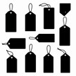 © Sabiqul - Price tags label sale shopping black
