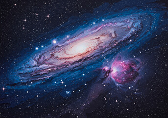alien planet in space