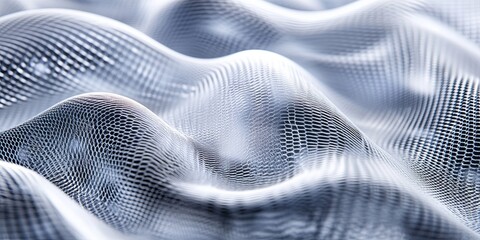 Poster - tiny, overlapping patterns with gentle gradients and soft edges, perfect for creating a refined, minimalist look