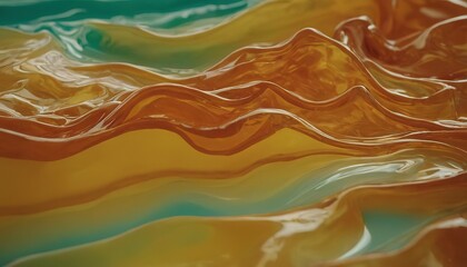Poster - fluid forms captivating abstract liquid wallpaper