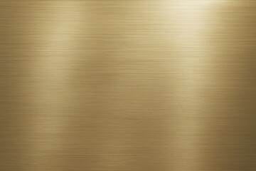 Poster - Shiny brushed gold metal texture with horizontal lines and smooth gradient light effect on elegant metallic surface background concept.