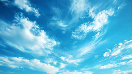Wall Mural - blue sky with white cloud background. white cloud with blue sky background
