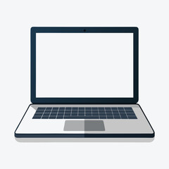Poster - Sleek Laptop Design Perfect for Websites Blogs and Presentations a Modern Device Icon for Digital Projects