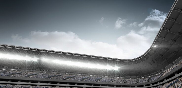 Composite image of sport arena