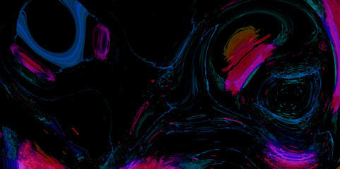 Poster - Abstract background pattern and texture of swirling multicolor ink. Vibrant Abstract Backgrounds for Creative Projects. Oil-Painted Liquid Art with Translucent Colors. Desktop Wallpaper background.