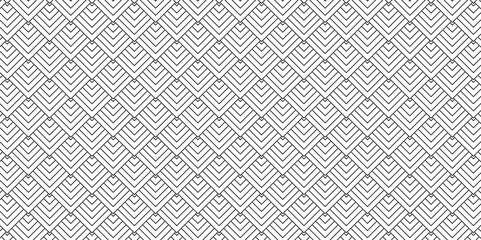 Poster - abstract overlapping vector black and gray gradient pattern grid metal lines fabric square backgroun