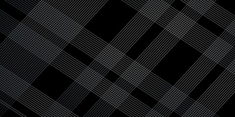 Poster - geometric diagonal stripe seamless fabric classic black thin gradient line background. diagonal stri
