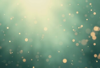 Poster - Foggy gradient background with random floating dots creating a dreamy effect