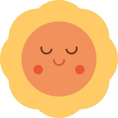 Fototapete - Cute and Aesthetic Design Elements