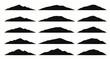 © Amrullah - Collection of Mountain Silhouettes Diverse Peak Illustrations for Design Projects