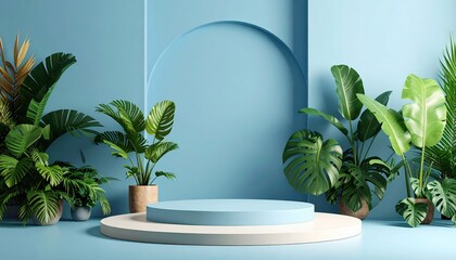 Poster - Elegant indoor plant showcase studio setting photography minimalist design eye-level view nature inspiration
