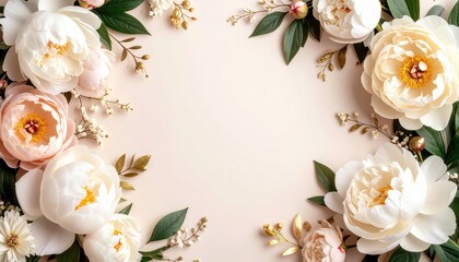Poster - Floral arrangement home decor high-quality image soft pastel colors aesthetic viewpoint botanical beauty
