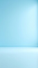 Poster - Creating a minimalist blue background for photography studio image assets calm environment eye level visual appeal