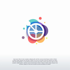 Aufkleber - Colorful Target logo designs concept vector, Archery Spot logo template, Sport logo symbol