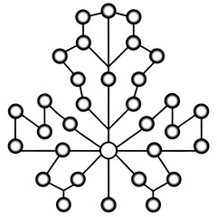 Poster - Visual representation of a branching decision tree diagram with clear pathways and nodes