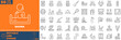 © Madani Pro - Sauna Line Editable Icons set. Vector illustration in modern thin line style of sauna icons: steam, wood baptistery, massage, etc