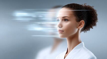 Poster - The fusion of Generative AI with AI Intelligence captured in a documentary photography style, showcasing the synergy between advanced neural networks and machine learning models, depicted in a
