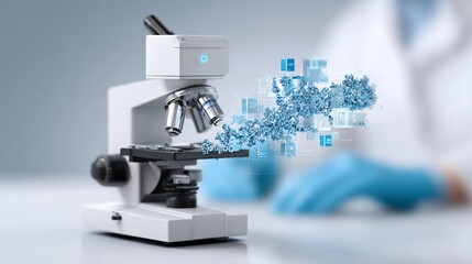 Poster - The fusion of Generative AI with AI Intelligence captured in an editorial photography style, highlighting the cutting-edge technology and innovative applications in modern industries, featuring